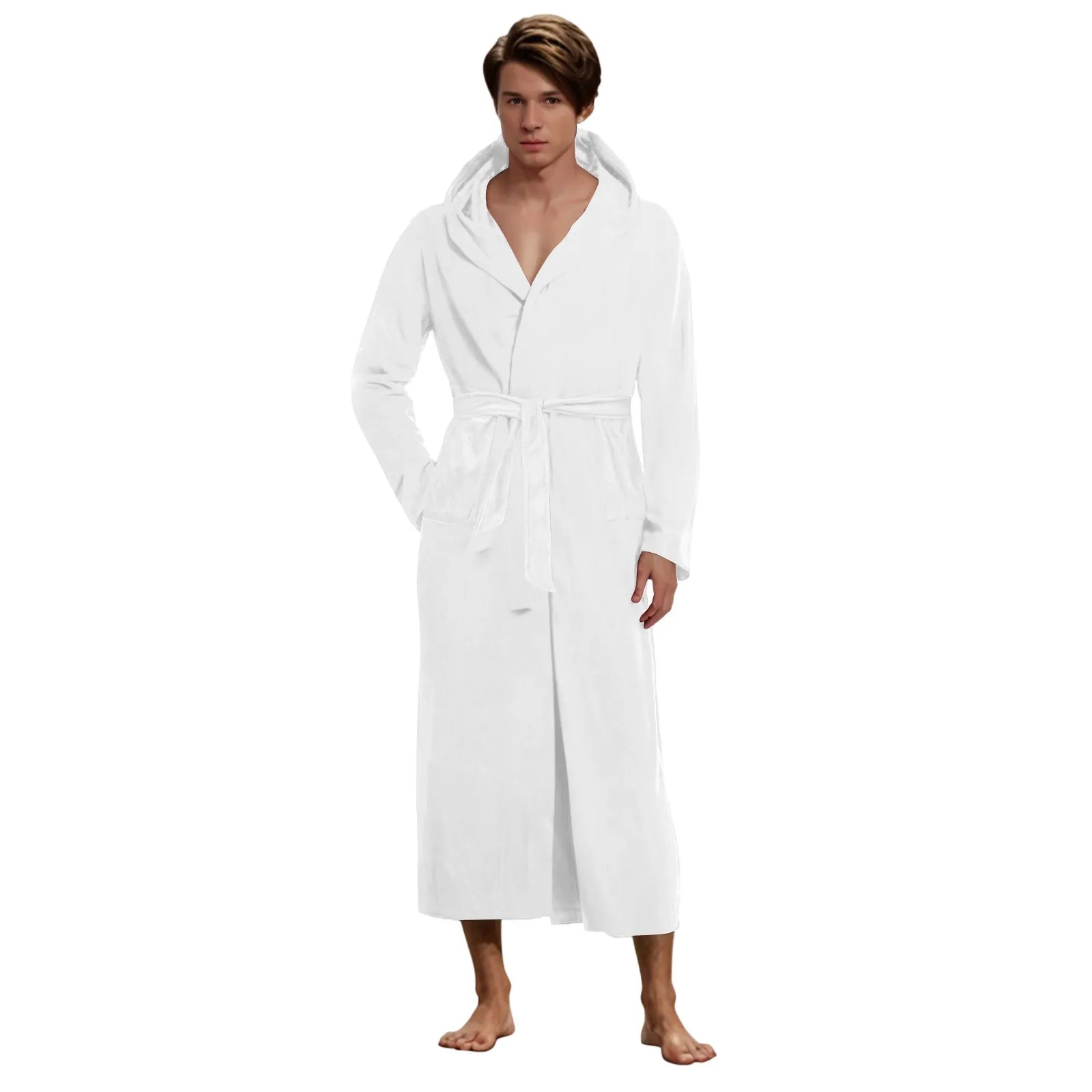 peignoir de bain homme xxl blanc