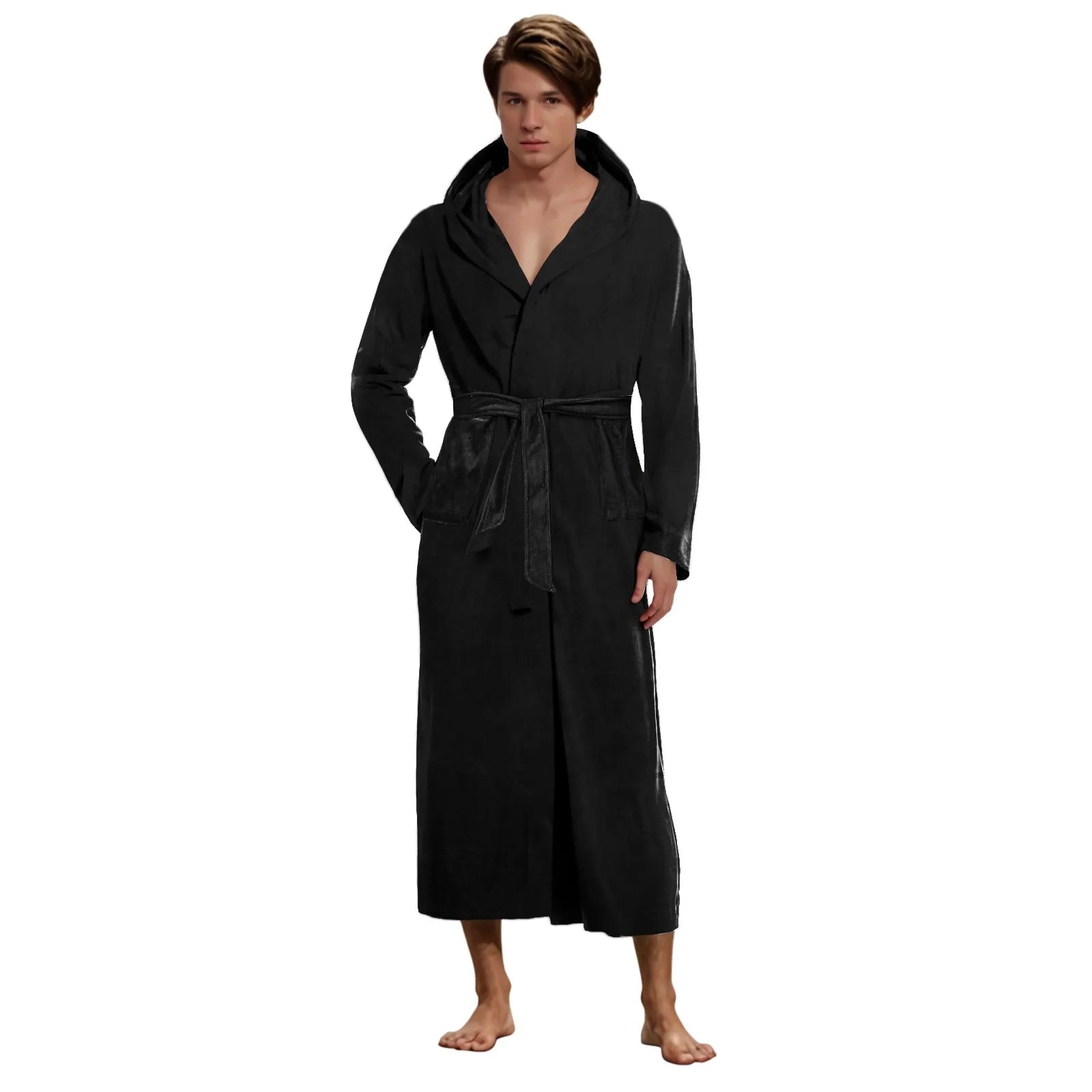 peignoir de bain homme xxl noir