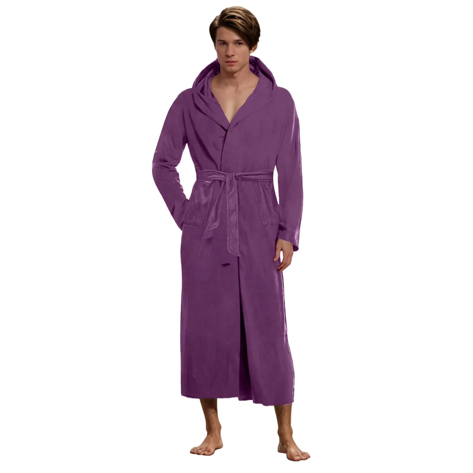 peignoir de bain homme xxl violet