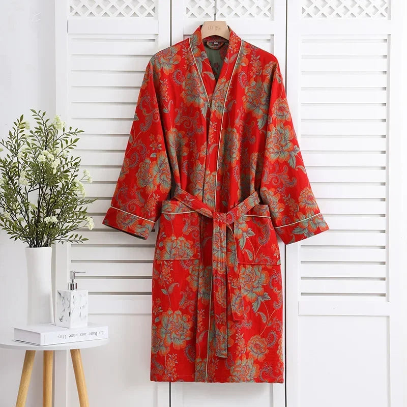 peignoir de bain kimono style 2