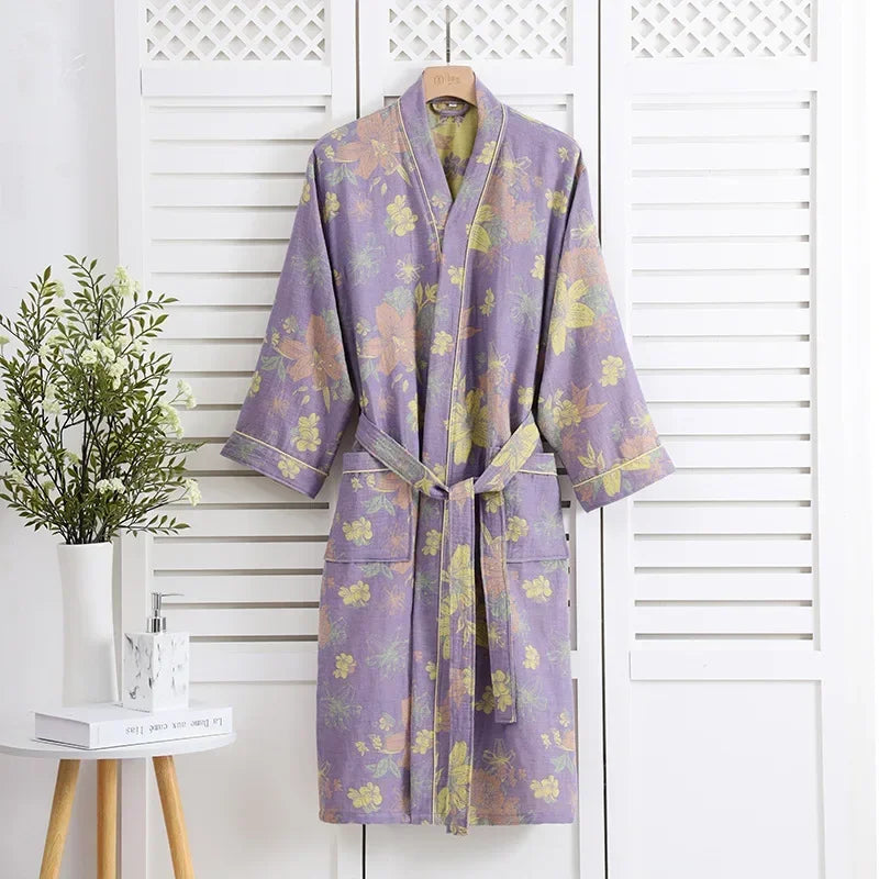 peignoir de bain kimono femme style 6