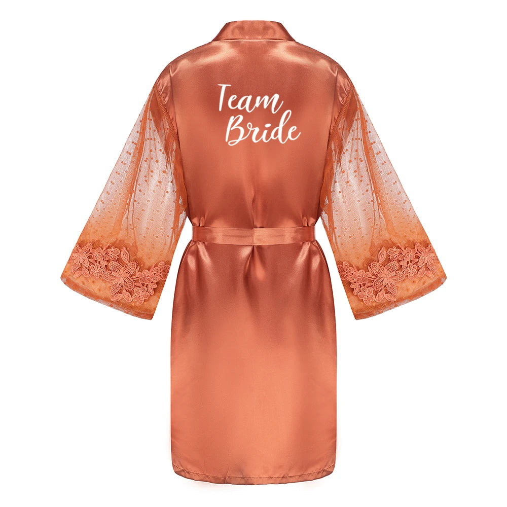 peignoir de bain mariage - team mariée
