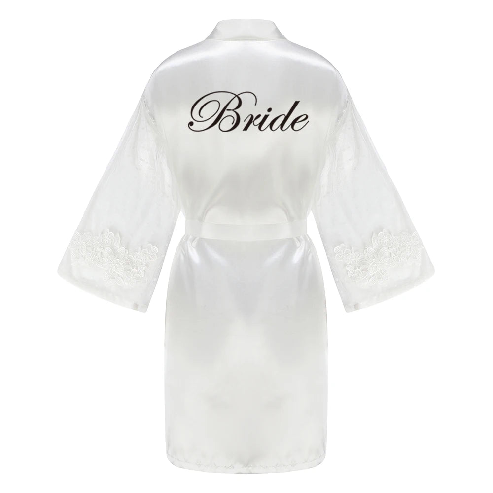 peignoir de bain mariage mariée noir