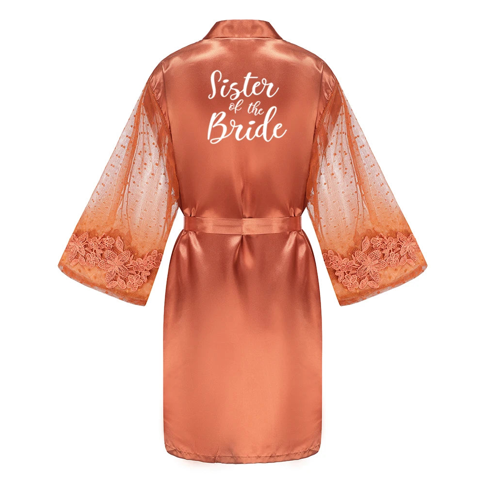 peignoir de bain mariage - soeur de la mariée