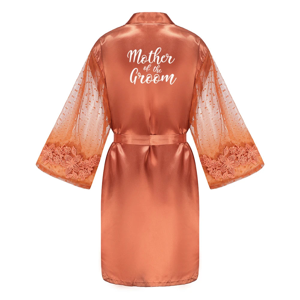 peignoir de bain mariage - mère du marié
