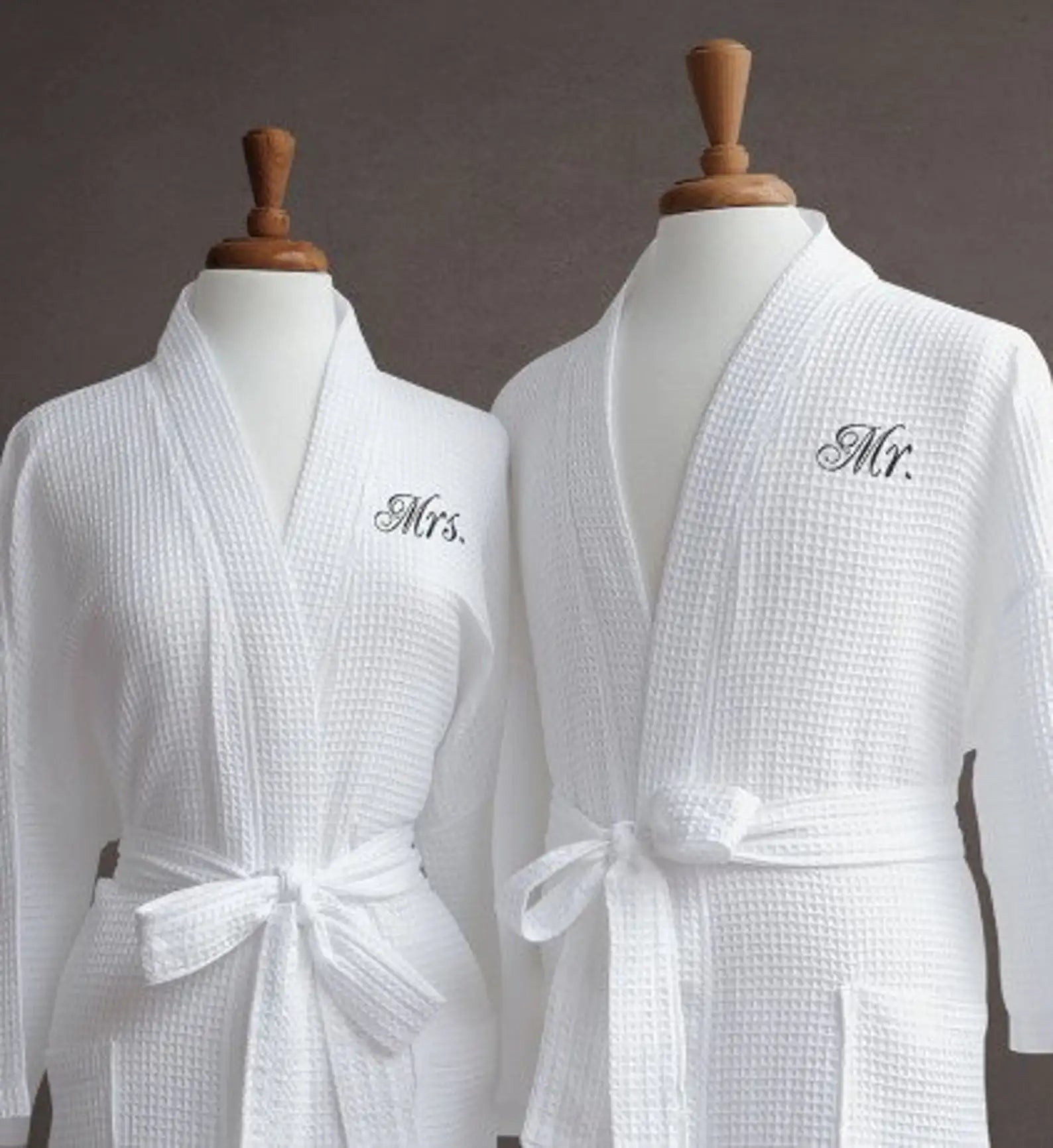 peignoir de bain mr mrs blanc