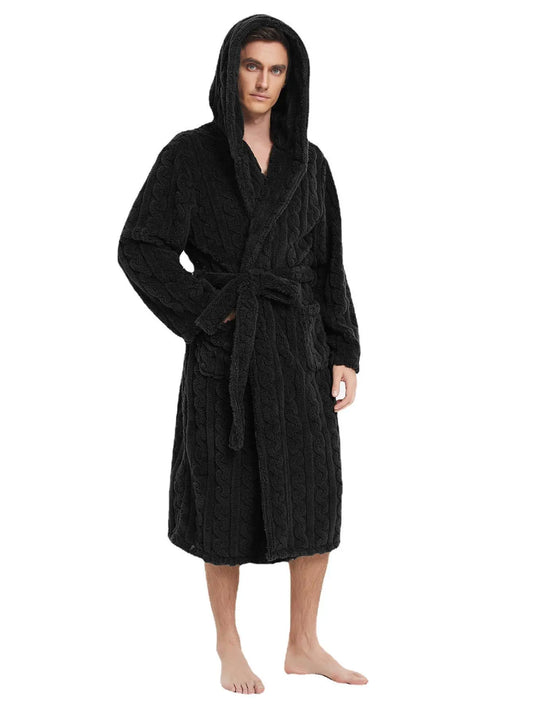 peignoir de bain noir