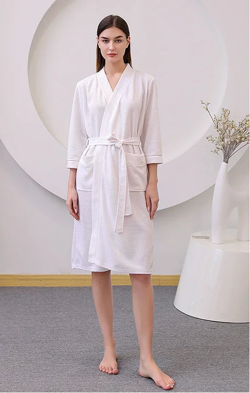 peignoir de bain taille s blanc femme