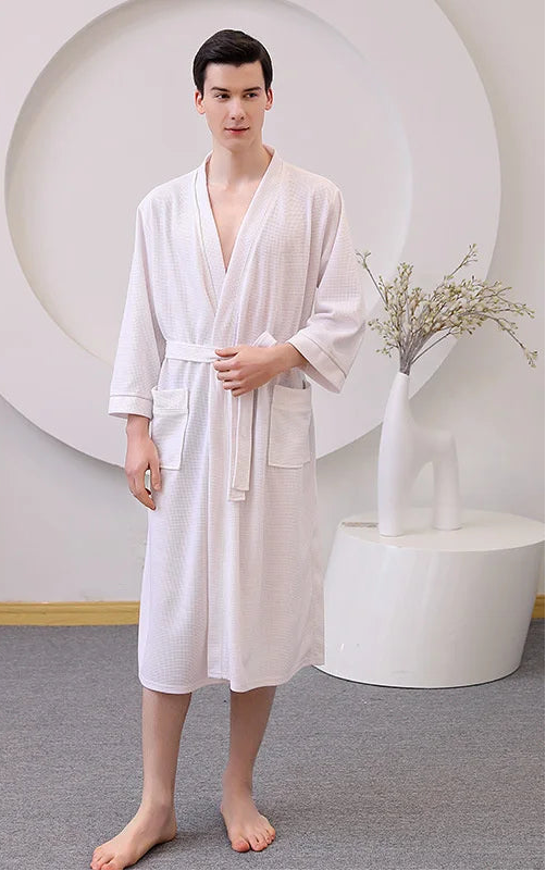peignoir de bain taille s blanc homme
