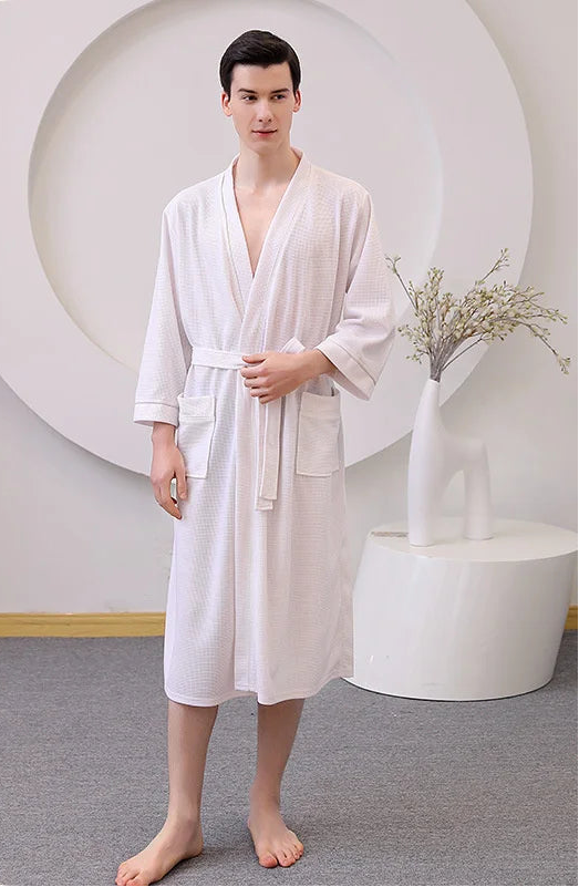 peignoir de bain xxl blanc homme